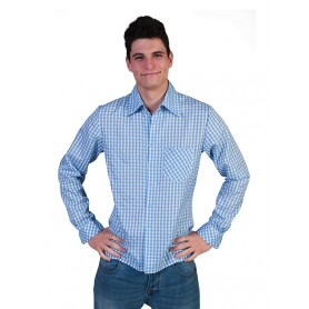 Checkered Shirt Blauw/Wit