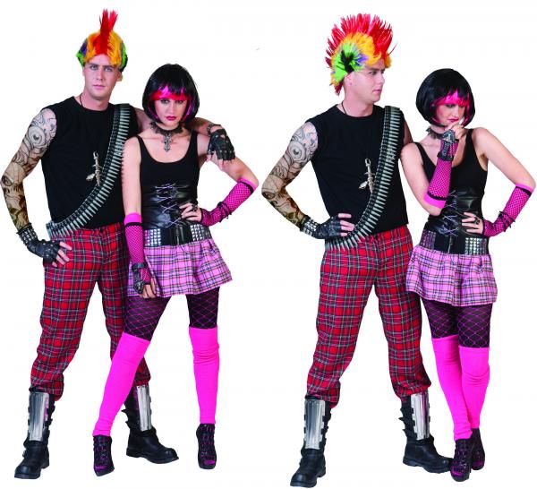 barst Pluche pop koepel Punk outfit - Party Planet | de online feestwinkel