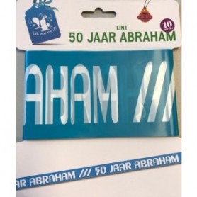 Abraham 50 jaar afzetlint