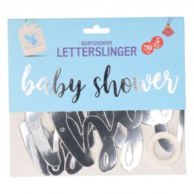 Baby shower letterslinger