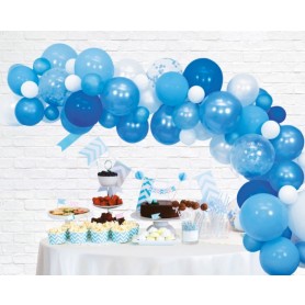 Ballonnen deco kit blauw