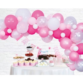 Ballonnen deco kit rose