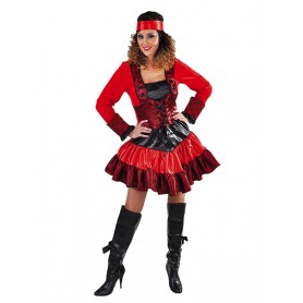 Bandiet/piraat - zwart/rood