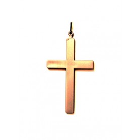 Bronze ketting met kruis
