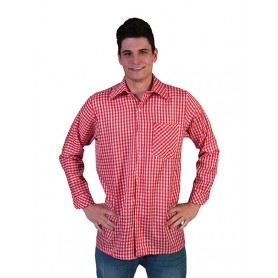 Checkered Shirt Red/White