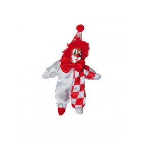 Clown rood wit 13cm
