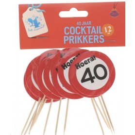 Cocktail prikkers 40 jaar