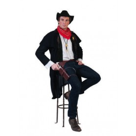 Cowboy jas, vest en hoed