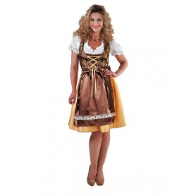 Dirndl lux gobelin - bruin