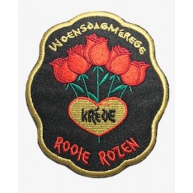 Embleem Oeteldonk rooie rozen