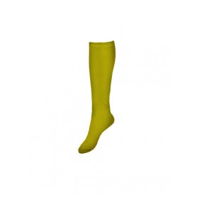 Fluoriserend gele knie sokken.