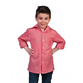 Geruite blouse rood/wit Kinderen