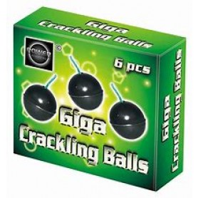 Vuurwerk klasse 1 Giga Crackling Balls 6 stuks