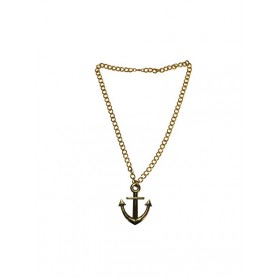 Gouden ketting met anker