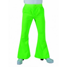 Hippie broek fluor groen