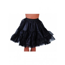 Petticoat knielengte - Zwart