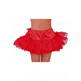 Petticoat kort heupmodel - Rood
