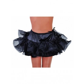 Petticoat kort heupmodel - Zwart