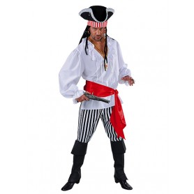 Piraat met strepenbroek