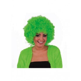 Pruik Groen afro