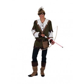 Robin Hood Tuniek, muts, riem, schoenen hoezen, portemonnee