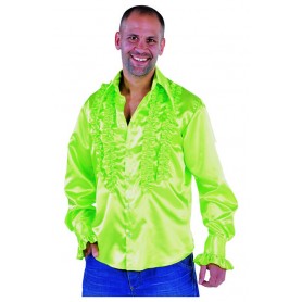 Roucheshemd fluor groen