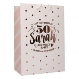 Sarah 50 jaar cadeautas 