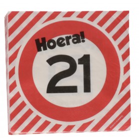 Servetten 21 jaar