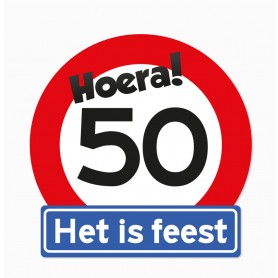 Verkeersbord 50 jaar